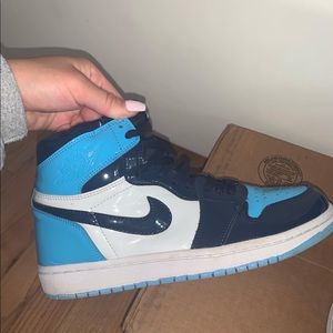 Nike air Jordan Blue Patent